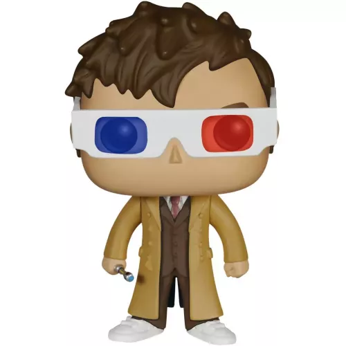 Funko Pop! Tenth Doctor #233 with 3D Glasses BBC Doctor Who